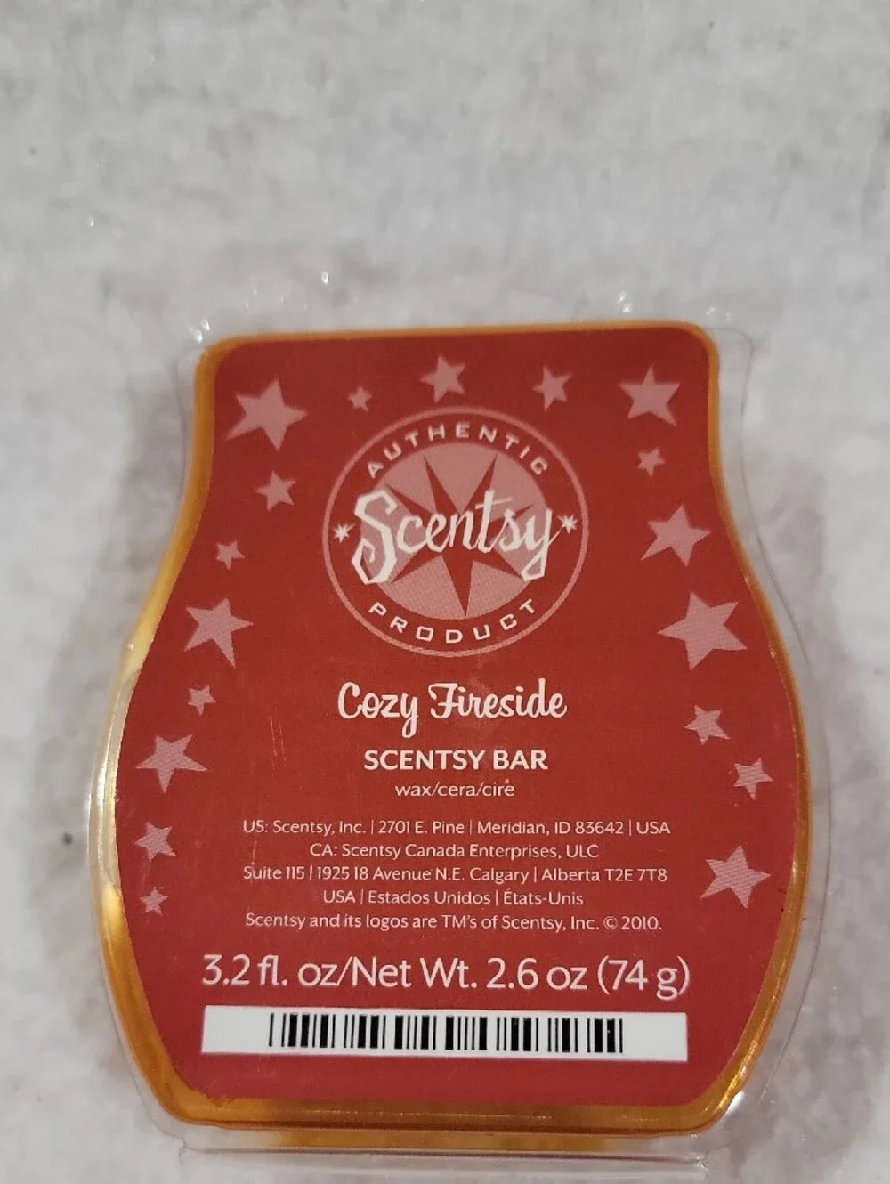 Scentsy Holiday Wax Bar Set - Green, Red, Brown, Gray Four Fragances Festive